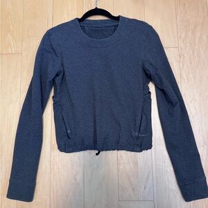 lululemon athletica Charcoal Gray Crewneck Pullover